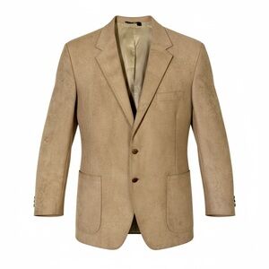 Iconic 1970s Vintage Farah WFF Designer Series Faux Suede Blazer 46L